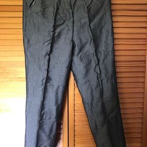 Voter nom size 4 silky pants kaki grey